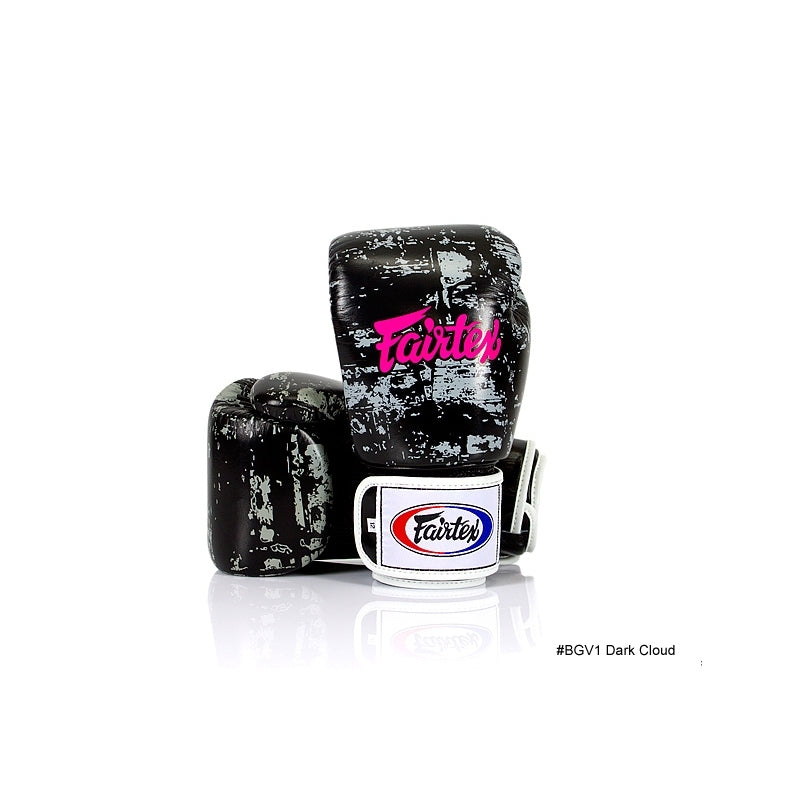 FAIRTEX KICKBOKSHANDSCHOENE DARK CLOUD ZWART