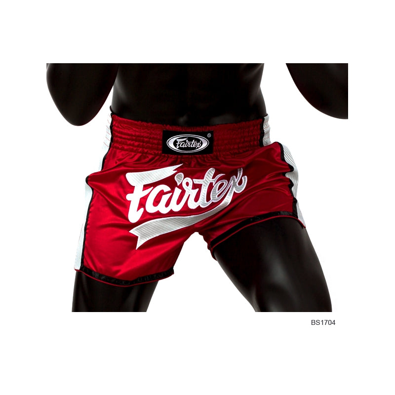FAIRTEX MUAY THAI BROEKJE - ROOD/WIT