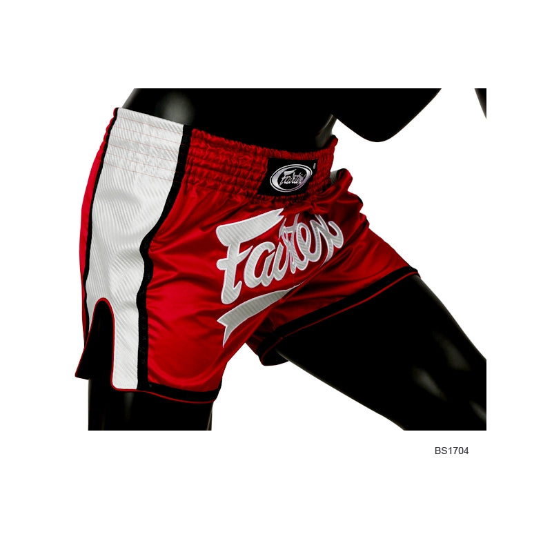 FAIRTEX MUAY THAI BROEKJE - ROOD/WIT