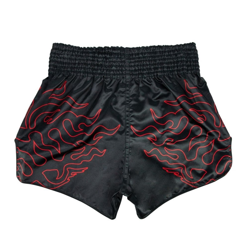 FAIRTEX MUAY THAI BROEKJE ZWART/ROOD/GOUD