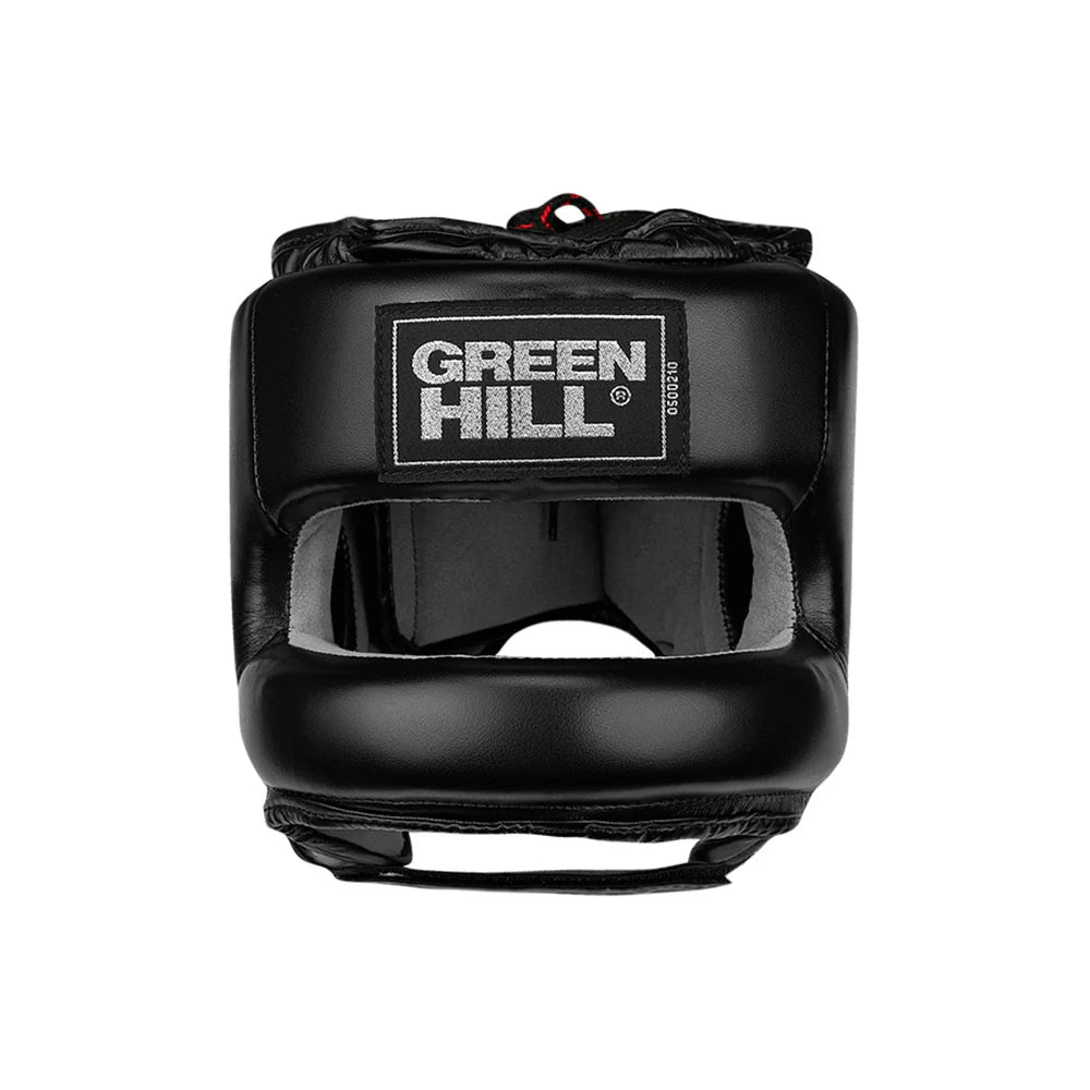 GREEN HILL HOOFDBESCHERMING SYNTHETISCH KUNSTLEER - CASTLE - ZWART