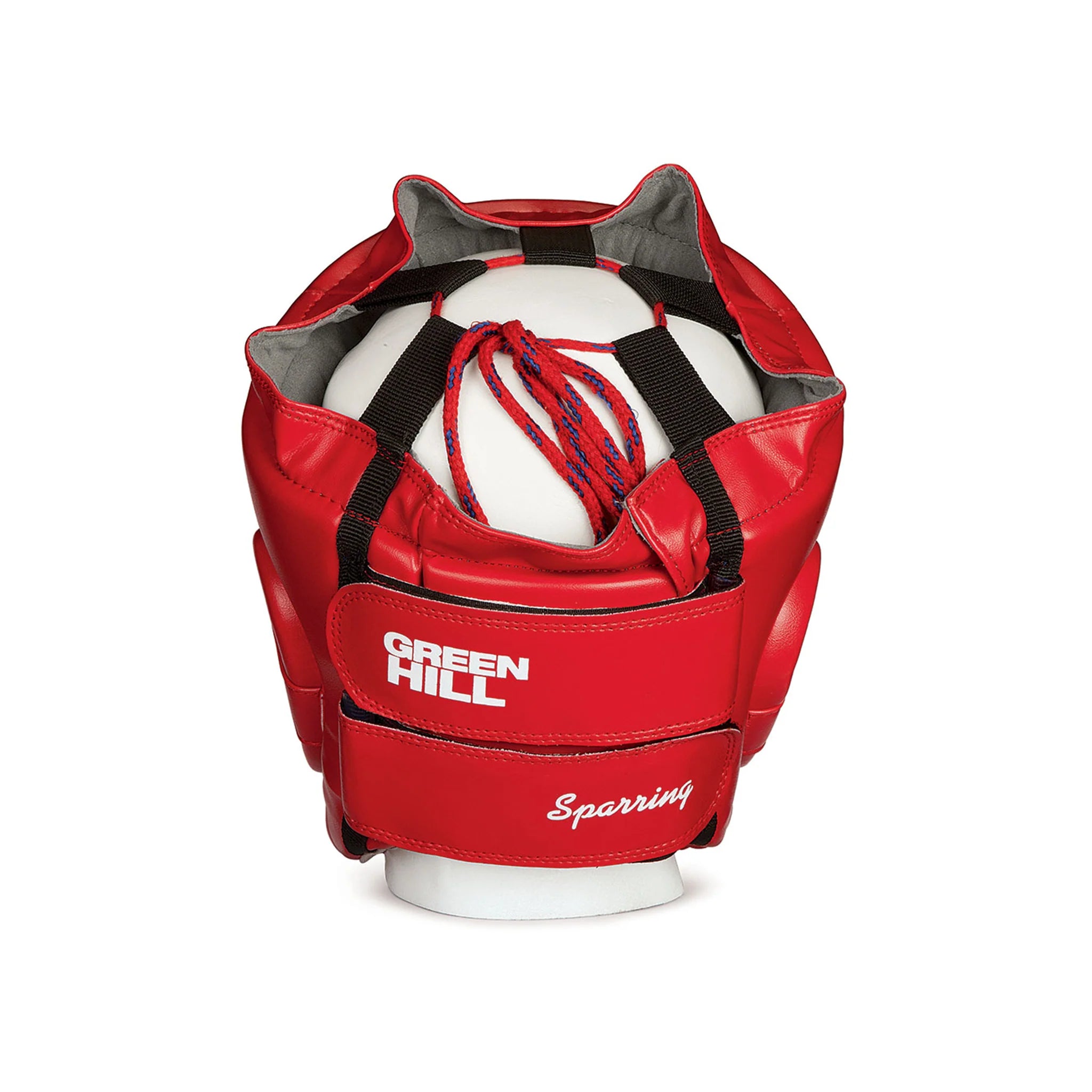 GREEN HILL HOOFDBESCHERMING - SPARING - SYNTHETISCH KUNSTLEER - ROOD