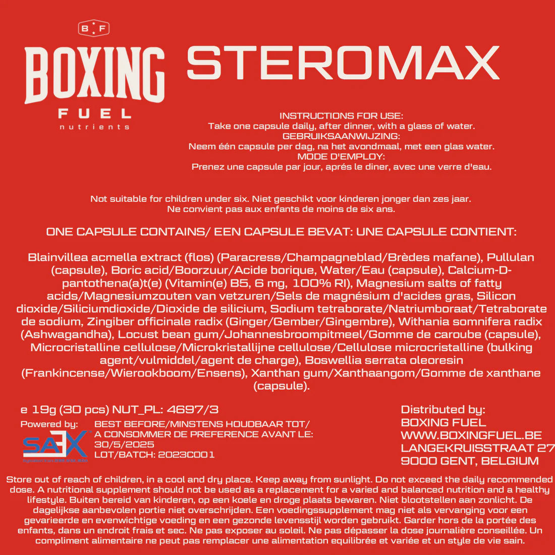 STEROMAX - TESTOSTERON