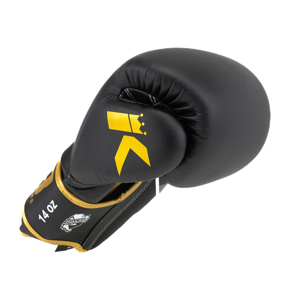 KING PRO (KICK)BOKSHANDSCHOENEN KPB BGK 3 ZWART/GEEL