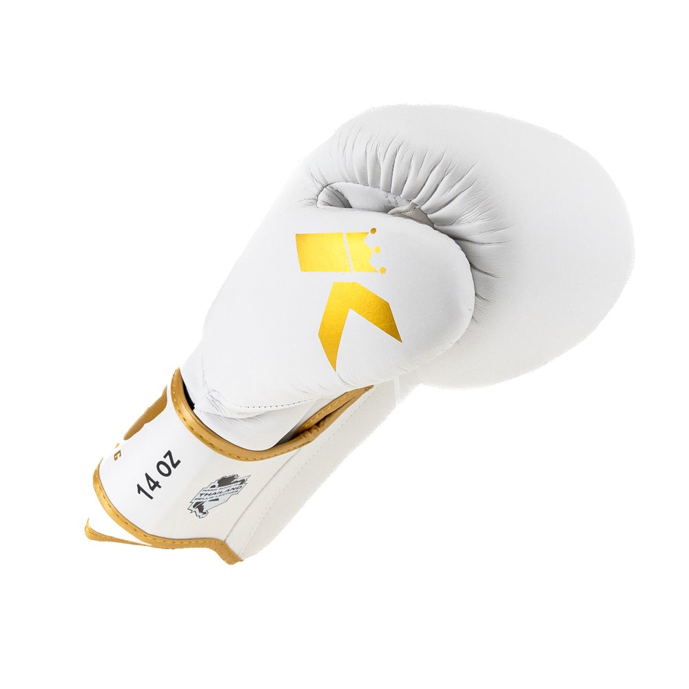 KING PRO (KICK)BOKSHANDSCHOENEN KPB BGK 4 WIT/GOUD