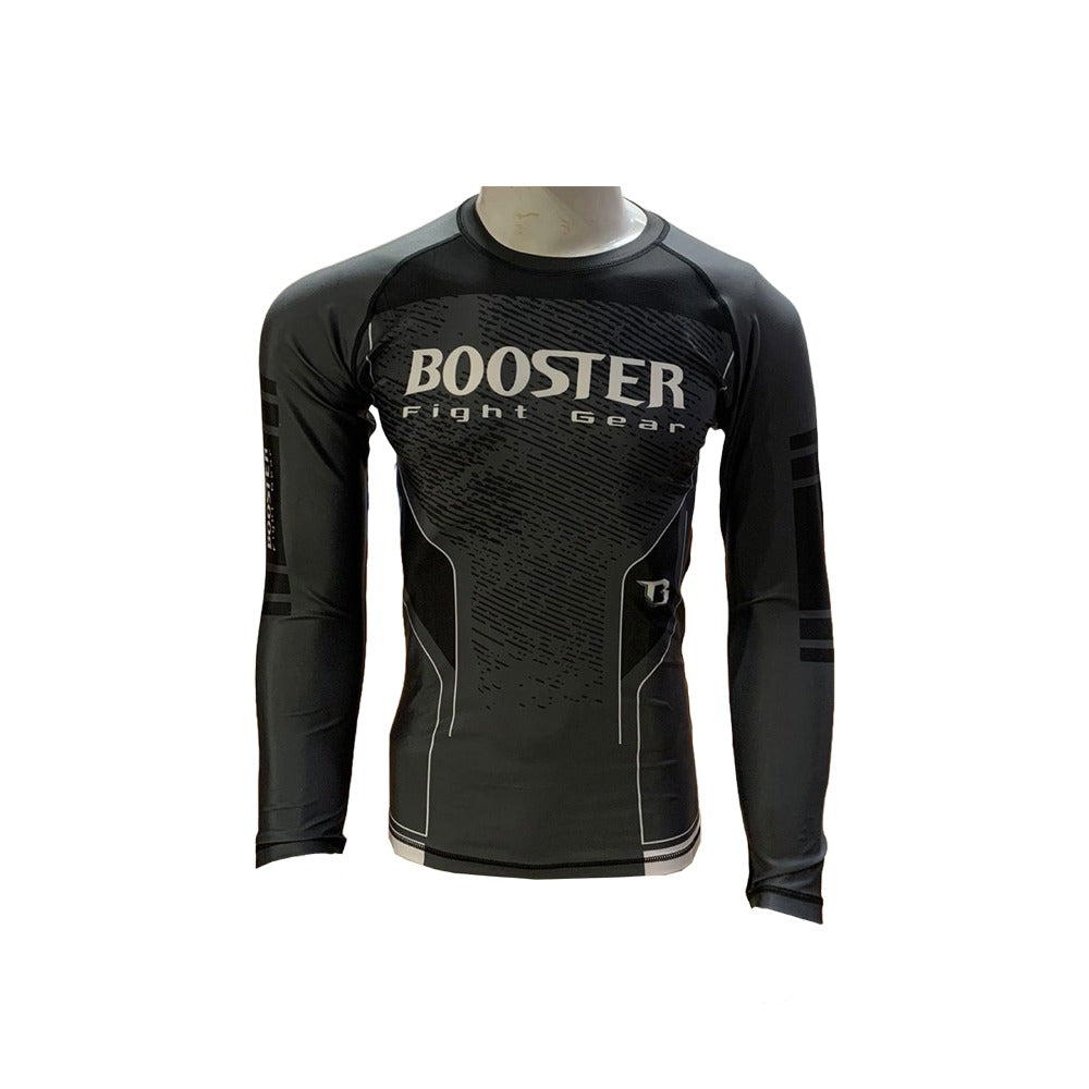BOOSTER DELTA 4 RASHGUARD ZWART/GRIJS