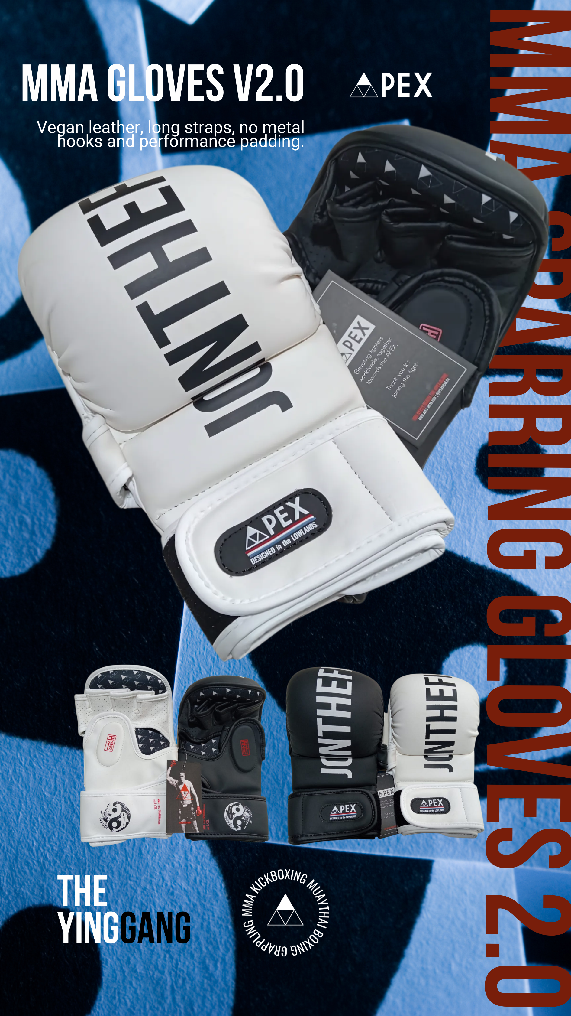APEX YINGYANG MMA STRIKING GLOVES V2.0