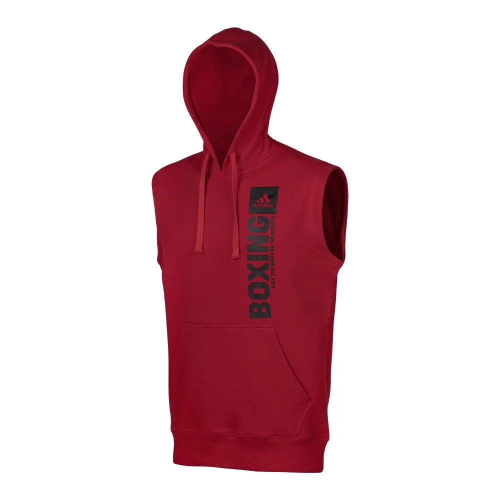 ADIDAS BOXING COMMUNITY VERTICAL HOODIE MOUWLOOS ROOD