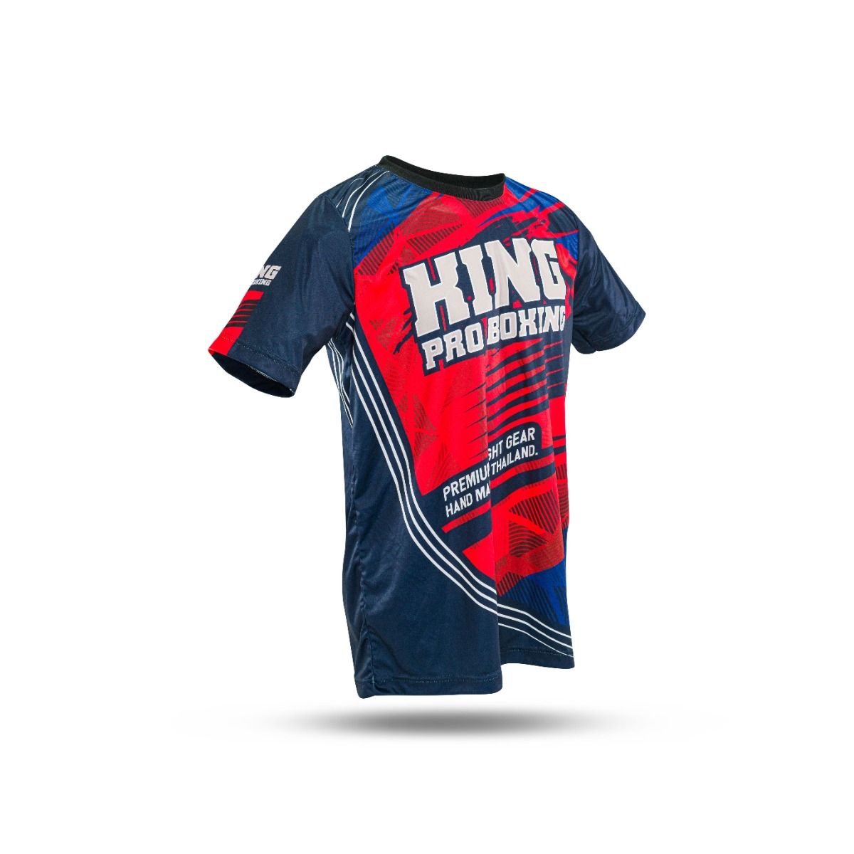 KING PRO T-SHIRT FPB FLAG TEE 2 - BLAUW/ROOD