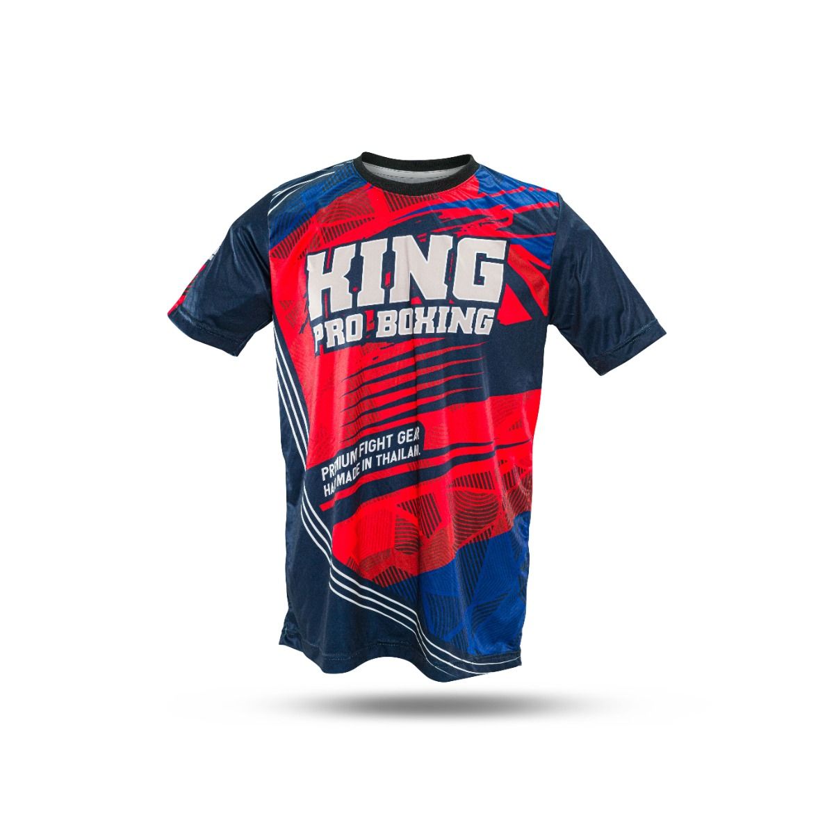 KING PRO T-SHIRT FPB FLAG TEE 2 - BLAUW/ROOD