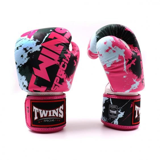 TWINS (KICK)BOKSHANDSCHOENEN FBGVL 3 ROOS/ZWART