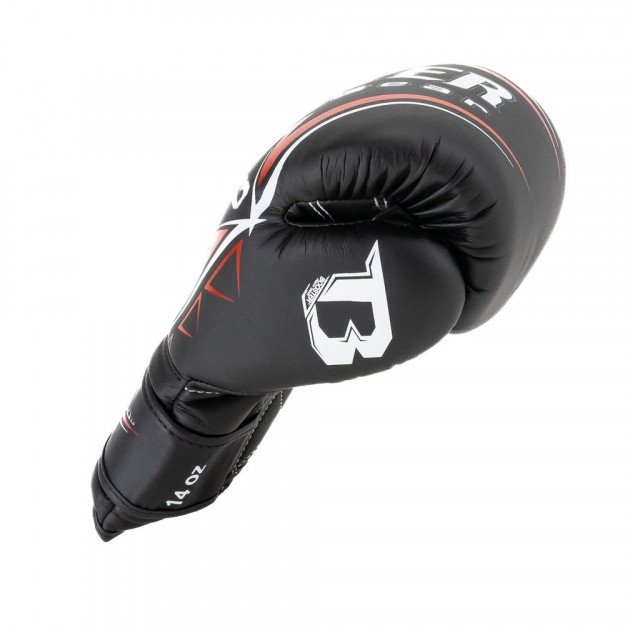 booster (kick)bokshandschoen BG war zwart/rood