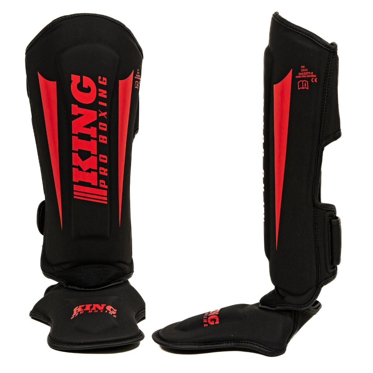 KING KICKBOKS SCHEENBESCHERMERS REVO - ZWART/ROOD