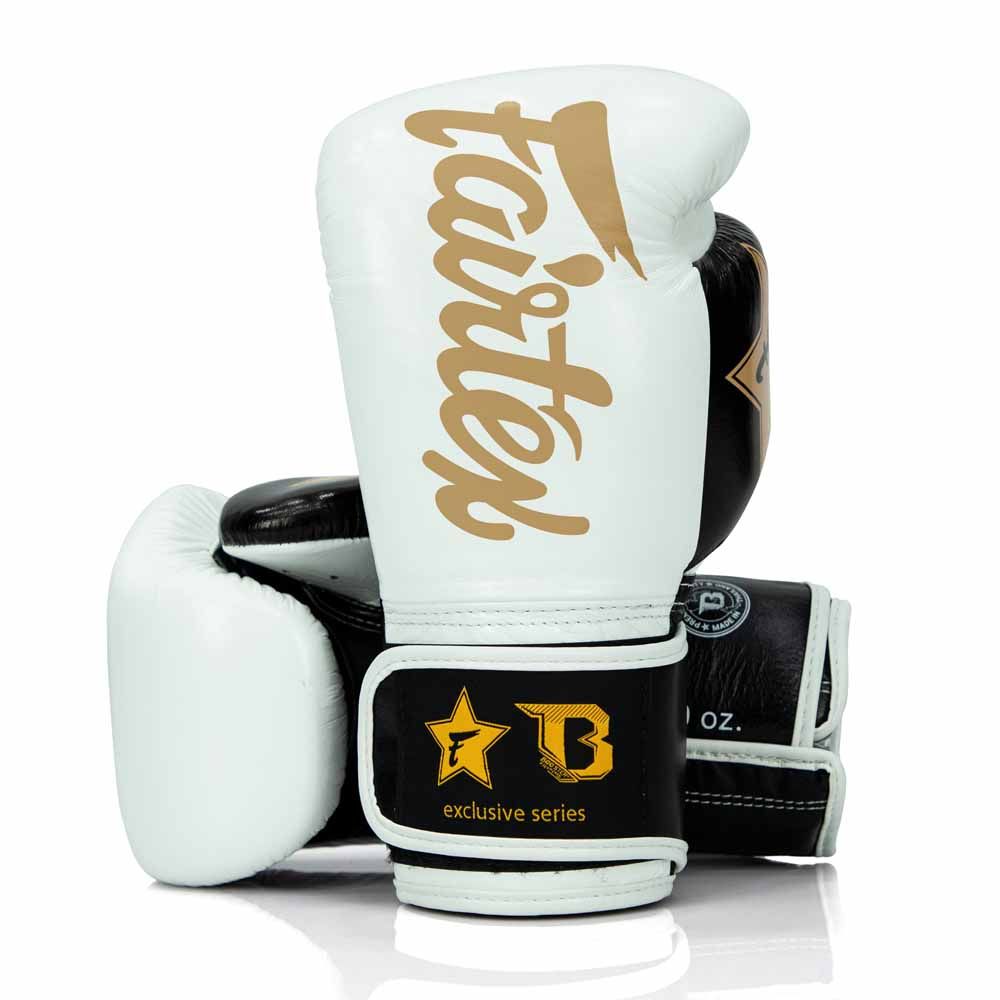 FAIRTEX/BOOSTER FXB-BG V2 WIT/GOUD