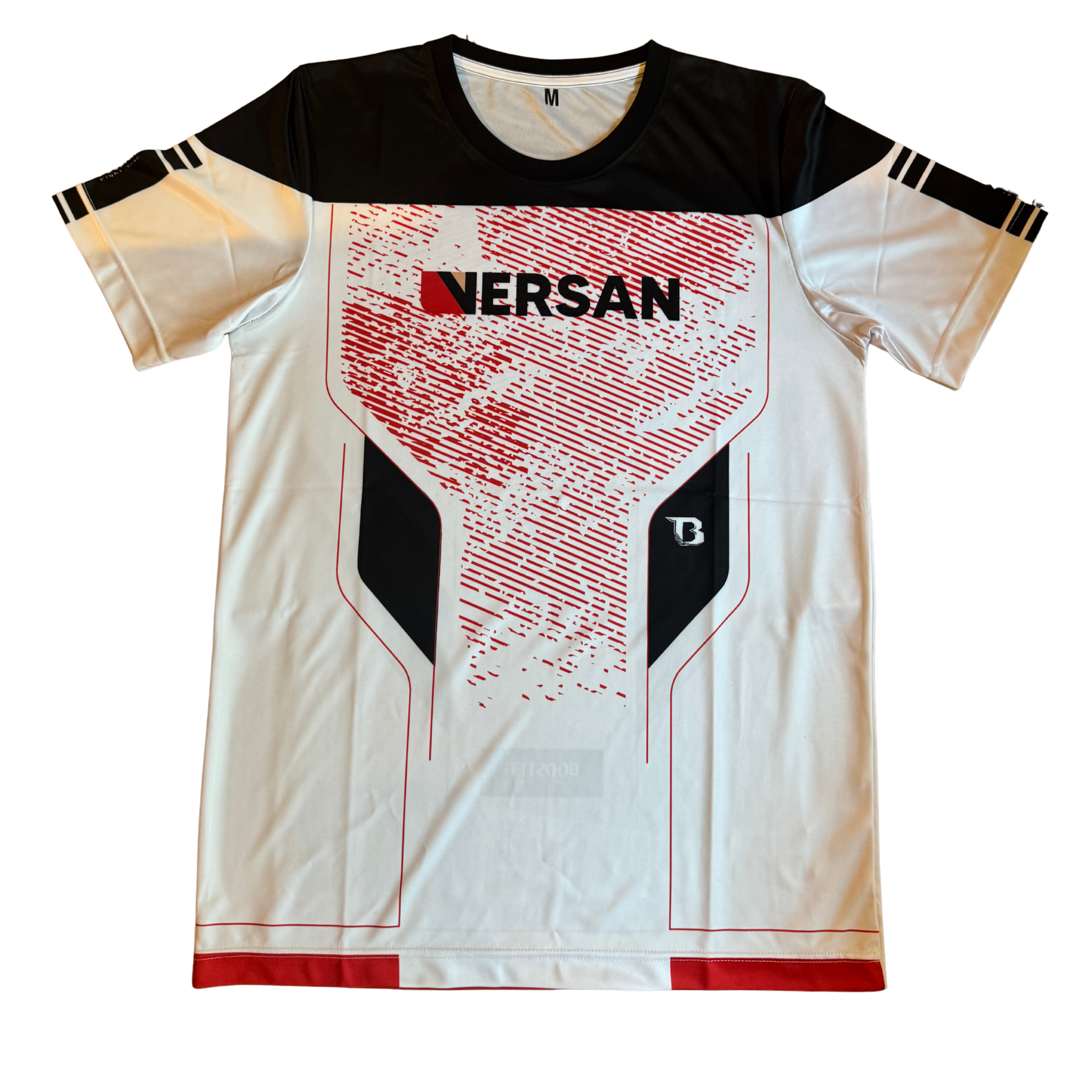 BOOSTER x VERSAN T-SHIRT - DELTA WIT/ZWART