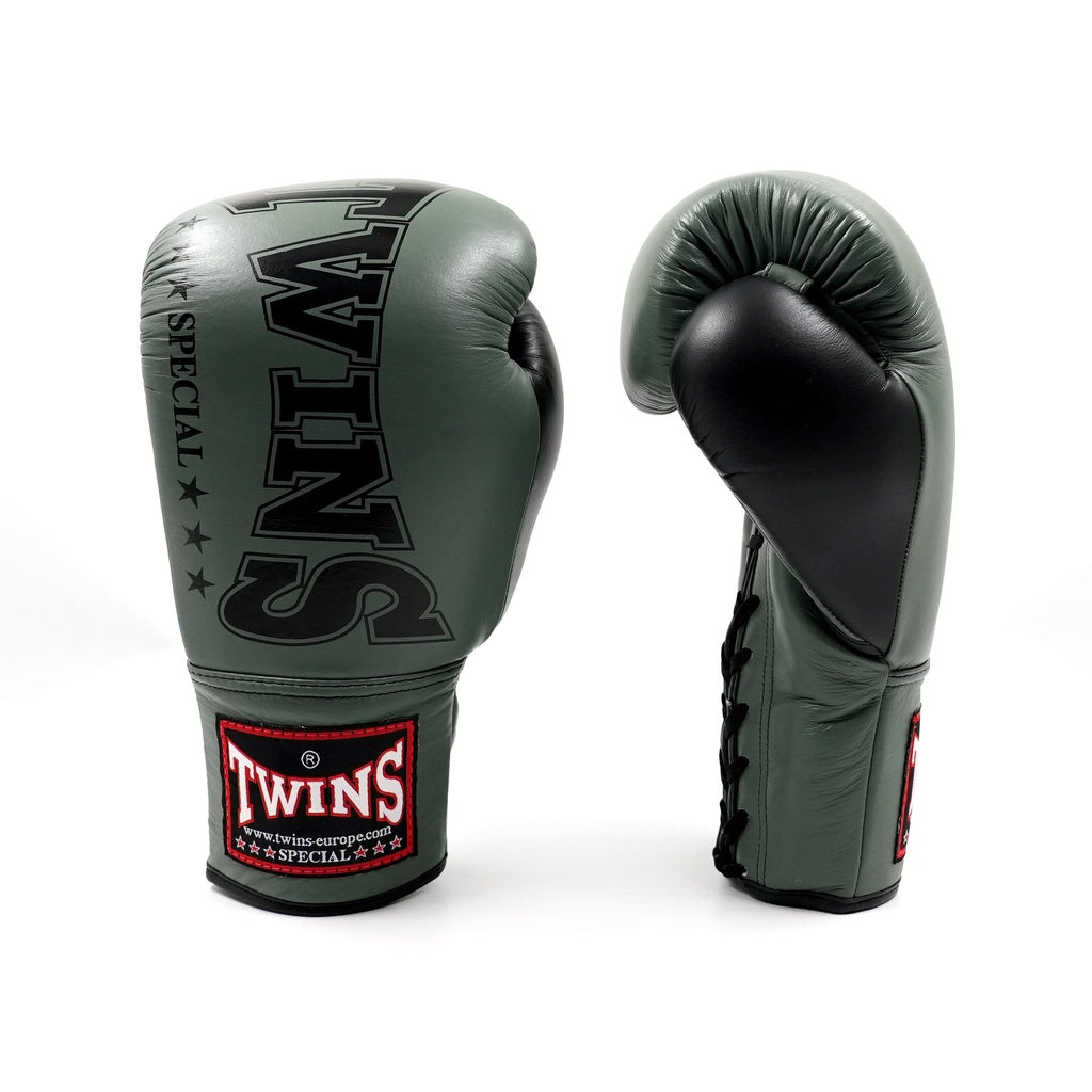 TWINS (KICK)BOKSHANDSCHOENEN BGLL8 LACED GROEN/ZWART