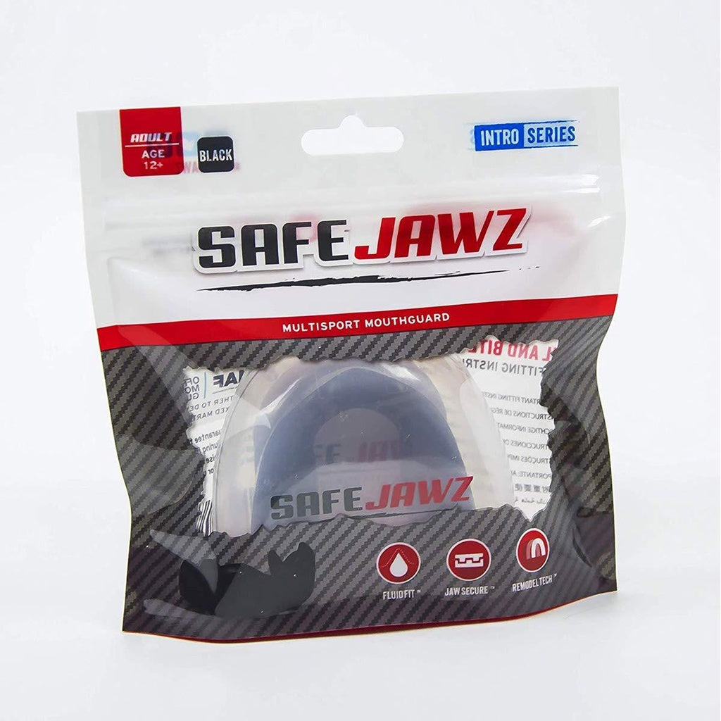 SAFEJAWZ MONDBESCHERMER INTRO ZWART