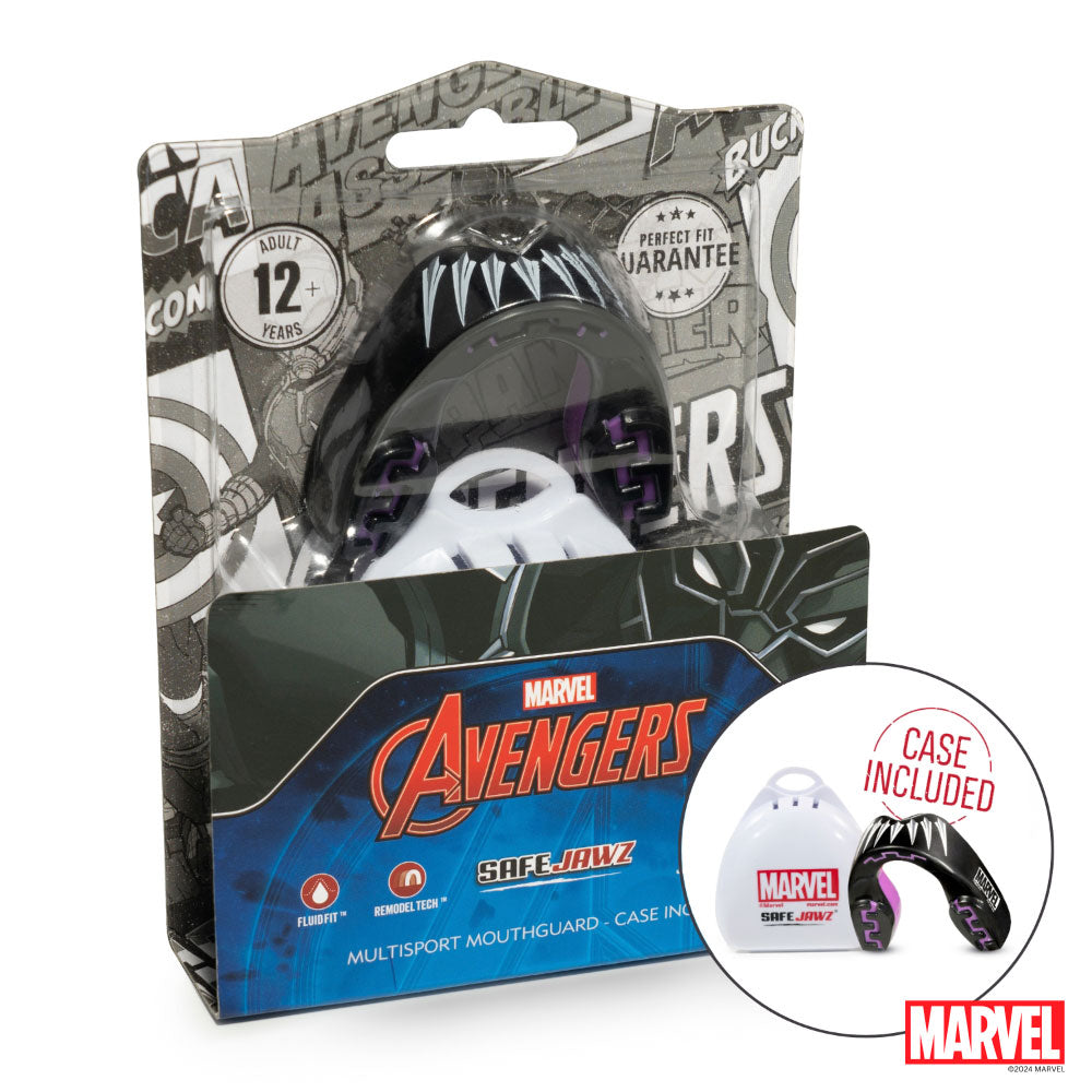 SAFEJAWZ MONDBESCHERMER MARVEL ZWARTE PANTER