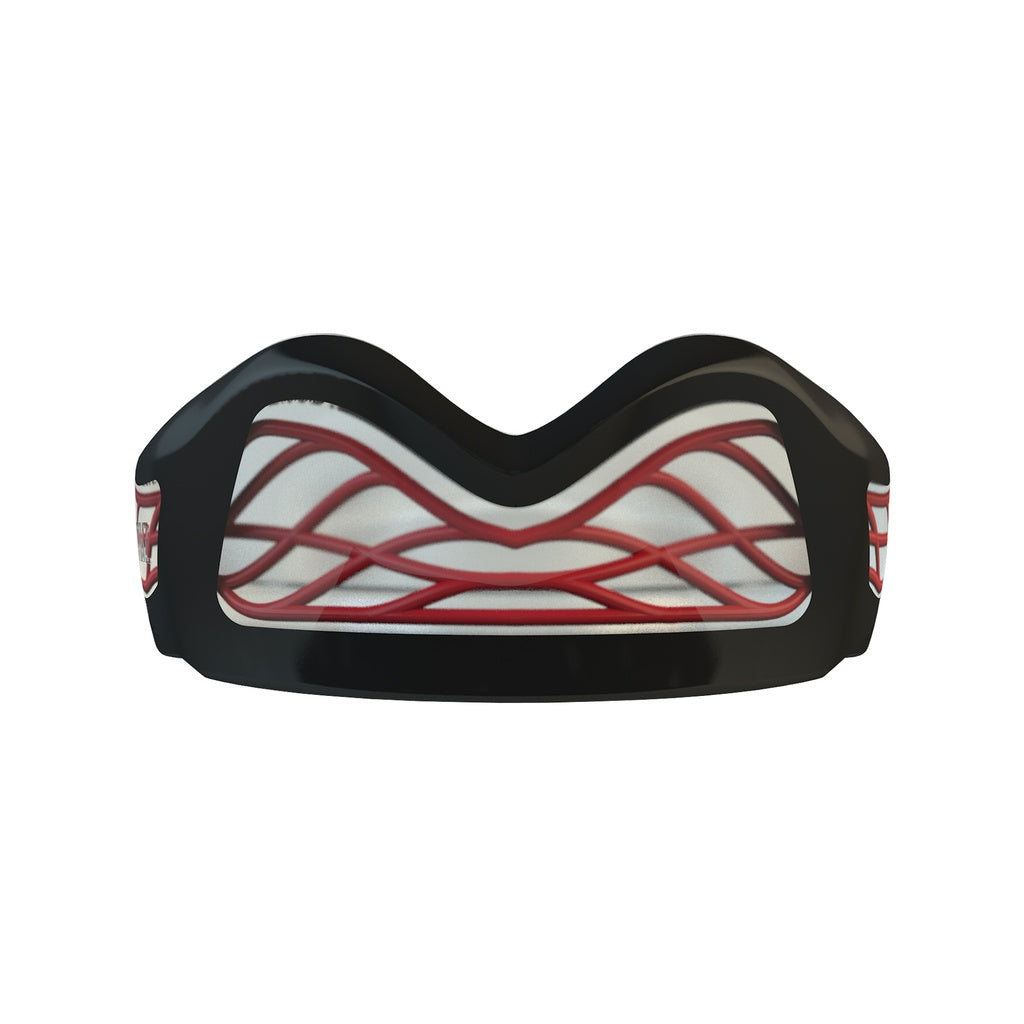 SAFEJAWZ MONDBESCHERMER NITRO ZWART/ROOD