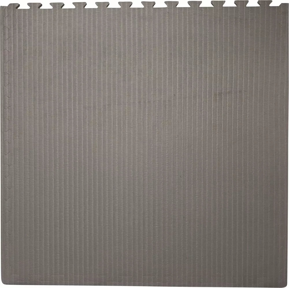 KARATE PUZZELMAT 100X100X2CM - ZWART/GRIJS