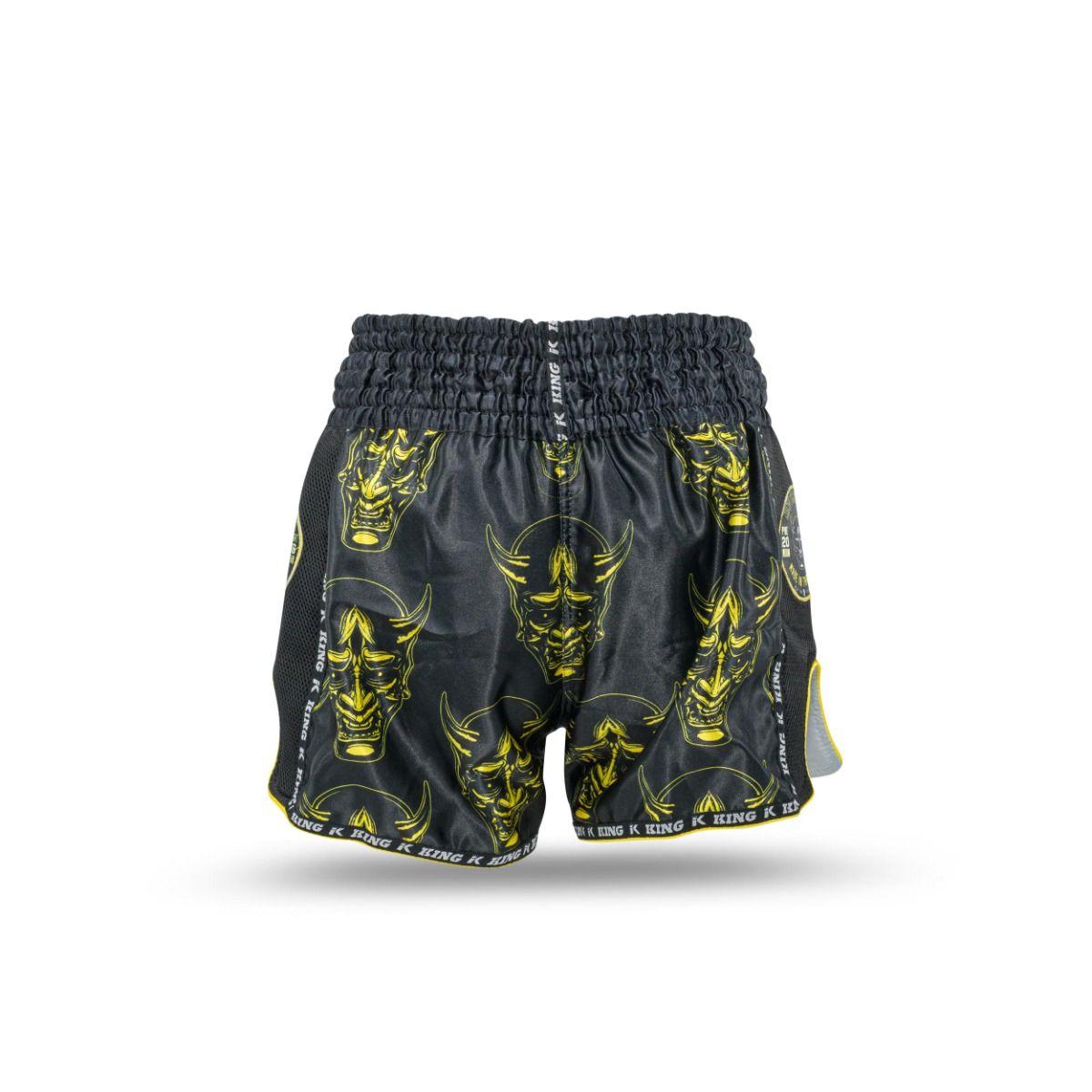KING PRO KICKBOKS BROEKJE DEVIL 2 - ZWART/GEEL